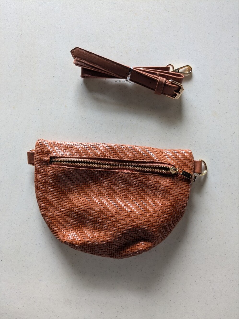 pouch bag with strap